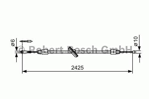 Preisvergleich Produktbild Bosch 1987482031 Bremsseil