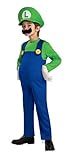 Small Rubies Kost-me 186158 Super Mario Bros. - Luigi Deluxe Kleinkind-Kind-Kost-m