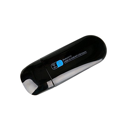 iFun4U Dualband WLAN Bluetooth 4.0 USB AC Adapter (5.8/433mbps + 2,4G/150Mbps) für PC/Mac