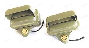 THE BEST STORE Military Jeep Willys CJ Front Fender Blackout Parking Light 12V (Set of 2)