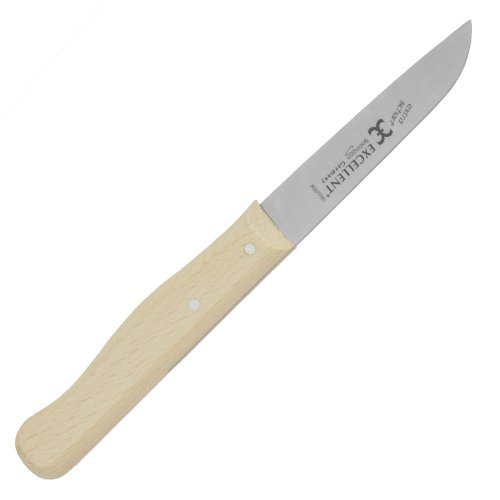 Obstmesser - Gemüsemesser aus Solingen - gerade Schneide - handgeschliffener Edelstahl - rostfrei