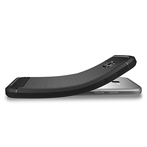 Samsung Galaxy A5 2017 Hülle Case, Elekin Soft-Flex Capsule Premium Schwarz TPU Handyhülle Schutzhülle Schmaler Telefonschutz für das Samsung Galaxy A5 2017 – Schwarz - 3