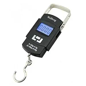 ABHED WH A08 Portable Electronic Weighing Scale Upto 50kg with LCD Display and Back Light