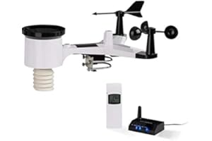 Waldbeck Halley Station météo multifonction pour extérieur & intérieur WiFi app