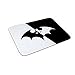 Price comparison product image Batman Logo Dark Knight Black N White - Premium Office Home Mouse Mat Pad