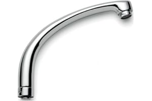 Schläfer 67085-C | Bec de rechange pour Robinet d'évier de cuisine - Longueur 200 mm - Raccord d'étanchéité de 3/4 (Ø24,9 mm), Compatible avec aérateur Neoperl anti-calcaire économie d'eau