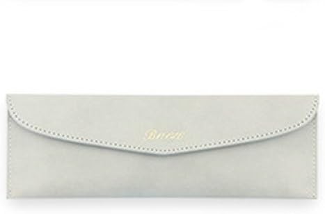 Happy Learning Supplies High Quality Envelope Style Leather Pen Case Pencil Cases Pencil Bag Offices School Supplies Travel Ornaments