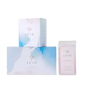 Azah Rash free Sanitary pads + Ultra soft panty liners | Sanitary combo pack for women | Pack of 20 Regular + 20 XL (without disposable bags) organic cotton pads and 40 liners | Made Safe Certified