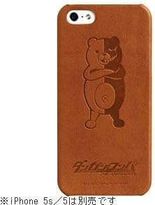Dangan ronpa Gakuen and despair of high school students The Animation (Monokuma Brown) of hope Hakuba iPhone 5s / 5 for Character mode　ハクバ iPhone 5s／5用 キャラモード 手触りのいいPUレザー 「ダンガンロンパ 希望の学園と絶望の高校生 The Animation」（モノクマ・ブラウン） PCM-IP5-9844