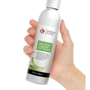 Kerah Lane Razor Bump & Ingrown Hair Formula 8 Oz for Women & Men: Best Treatment Serum for Ingrown Hairs, Acne, Razor… - Image 5