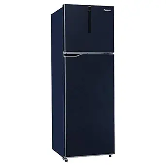 Panasonic 268 L 2 Star Double Door Refrigerator (NR-FBG27VPA3, Blue) (Pack of 1)