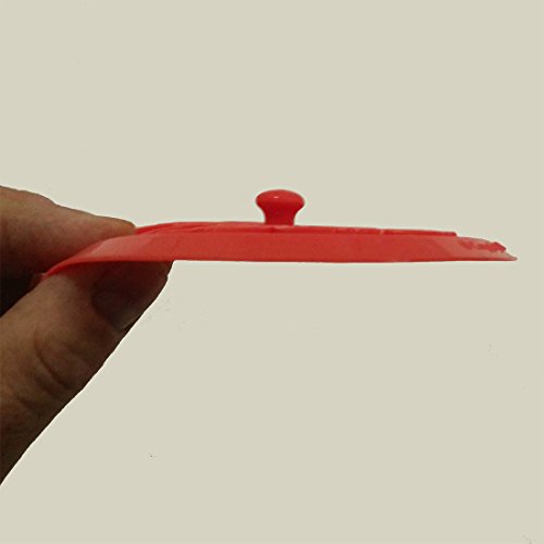 Ausflußpfropfen für Badezimmer-Wannen-Küche und Wäscherei (Rot) - 3