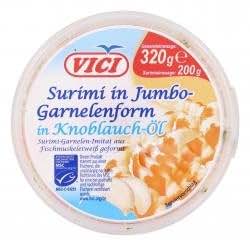 Vici Surimi in Jumbo-Garnelenform in Knoblauch-Öl, 200 g: Amazon.de ...