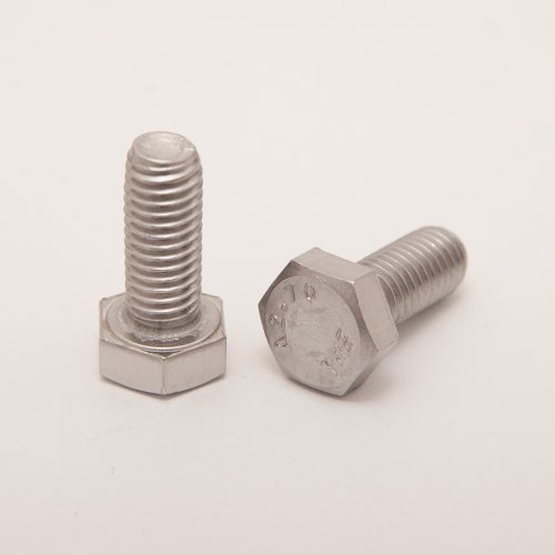 Preisvergleich Produktbild DERING Sechskantschrauben M10x60 DIN 933 Edelstahl A2 (20 Stück) / Gewindeschrauben / Sechskant-Schrauben / rostfrei