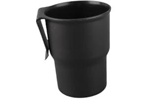 DIOCHE Portabicchieri per Auto, Portabicchieri per Cavalli Multifunzione Portatile per Appendere Presa D'aria Uscita Porta Bottiglia Staffa di Montaggio Scatola Portabevande Organizer (Nero)