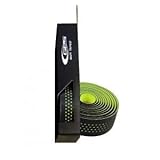  Cinta Manillar Ges 2-Tone Pinholes Negro-Amarillo Fluor