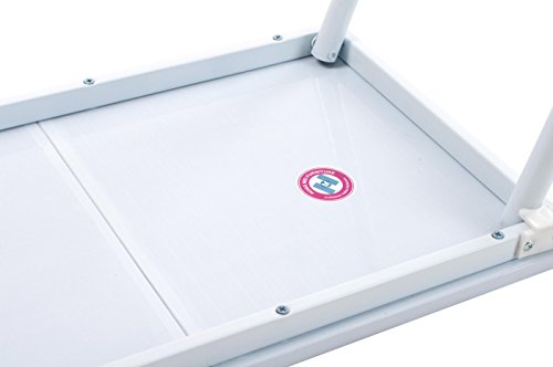 GreenForest Laptop Tisch Computertisch Schreibtisch 65.0CM*30.0CM*29.0CM Weiß+Beige - 6