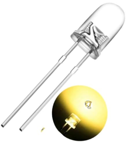 Acheter Led Cylindrique 5mm Jaune Ambre Diffusant à Câbler - Par Sachet - Foto 8