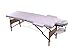Produktbild Bc-elec HM2523 Zusammenklappbarer Massagetisch aus Holz 210 x 80 x 80cm weiß, + Tasche, Max. 250kg