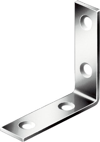 Preisvergleich Produktbild Stuhlwinkel 80x18mm Edelstahl matt geschliffen