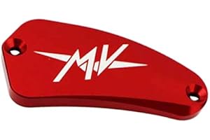 SYUFRE Tappo Serbatoio Olio Freno Coperchio Tappo Serbatoio Liquido Freni Moto per MV Agusta Brutale 800 2013-2018 800 RR 2019-2022 750 2001-2005 910/S/R 2005-2008