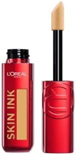 L'Oréal Paris Fondotinta Correttore 2 in 1, Copertura Semplice e Uniforme Fino a 48h, Finish Matte, Semipermanente, Texture Leggera, Infallible Skin Ink, Tonalità: Medium Warm 300, 15 ml