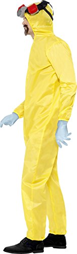 Smiffy’s – Herren Breaking Bad Kostüm, Schutzanzug, Maske, Handschuhe und Spitzbart - 3