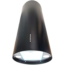 SOGELUX Hotte tube îlot suspendue HCL944NF noire