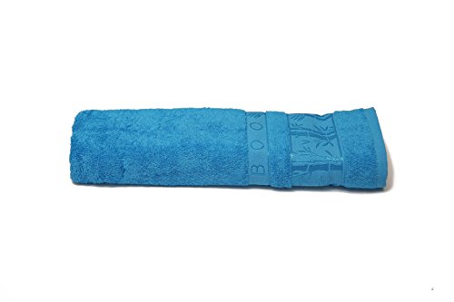 2 tlg Handtücher – 2er Set Handtücher Set 50x90cm 7 Moderne Farben Handtuch Öko-Tex Standard 100- Qualität 600 g/m² (Blau ) - 2