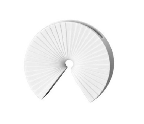 Rosenthal 13719-100102-26008 Miniaturvase "Arcus" aus weißem Porzellan, Höhe 8 cm