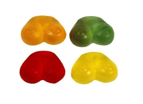 Preisvergleich Produktbild Doppel D Brüste - Fruchtgummi - 1 Kg