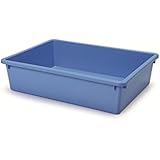 Stefanplast 400448 Katzentoilette - Tray 1, 40 x 30 x 10 cm, hellblau