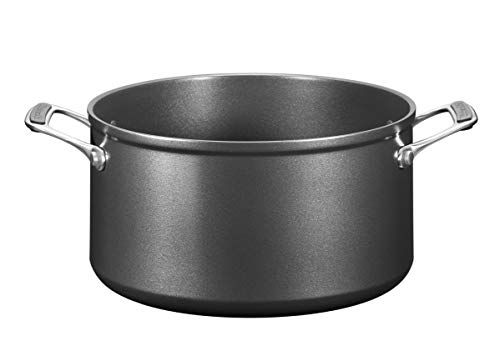 KitchenAid Pot de Cuisson, l'aluminium, Noir/Argent, 24 cm