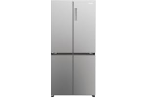 Haier HCR3818ENMM CUBE 83 SERIE 3 Frigorifero congelatore / 4 porte con frontale in acciaio inox/Total No Frost/Inverter Compressore/XL-Slim-Line Air Surround