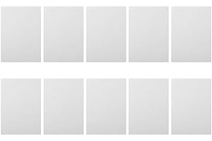 SEWOART 10 Stück Aluminiumplatte Sublimation Metall Rohlinge 20X15 cm Für DIY Fotos Kunstwerke Wanddekor Und Geschenkprojekte