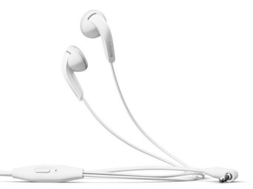 Auriculares   manos libres Stereo Originales Sony MH410c para Sony Xperia E  Xperia J  Xperia P - Color blanco