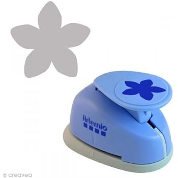 Artemio Giant Flower Punch - 5cm Lever Paper Punch For Scrapbooking & Crafts