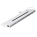 Produktbild Homtiky USB-C Docking Station Thunderbolt 3 Dock Universal Type C Hub Dock mit 2 4K HDMI Videoausgänge, 4K Mini Displayport, 1080P VGA, Gigabit 1000M LAN, USB C 3.1 Ladeanschluss 60W Silber