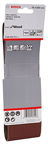 Bosch Schleifband X440 Best for Wood+Paint 75x533mm Korn 220, 3 Stk. - 3