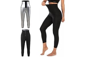 DKHSY Sauna Sweat Pants for Women High Waist Slimming Shorts Compression Tights Workout Exercise Body Shaper Thighs Legging Sauna Waist Trainer T Shirt
