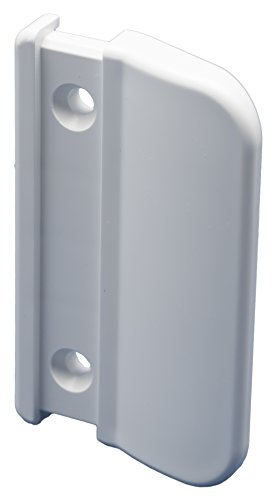 Balkontürgriff „911“ eckige Ausführung für den Außenbereich inkl. 2 Montageschrauben, verschiedene Farben, 70x45x13 mm (Weiß – RAL 9016) - 3