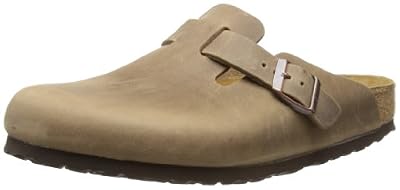 Birkenstock Boston, Sabots mixte adulte, Beige (Taupe), 35 EU