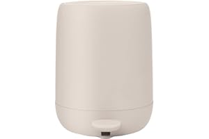 Blomus Set di deodoranti per Ambienti Pattumiera a Pedale, Plastica Silicone, Raggio di Luna, 5 L