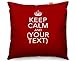 Produktbild Unbekannt Keep Calm Personalised Sofa Cushion Kissen - (45x45cm) Medium