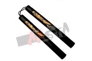 AASTA Nunchaku mousse corde noir 30 cm
