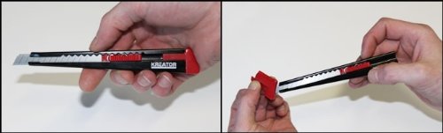 5 Stück Cuttermesser 9 mm KRT000201 - 3