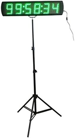 Godrelish 5" Digital Height (66×16×4cm) LED Race Timing Clock For Running Events Countdown/up stopwatch with Tripod
