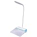 Produktbild Tischleuchte dimmbar LED, Keeda Cute Schutz Level 3 Helligkeit Glanz-Header-Lampen Touch Sensor Tisch, Schlafzimmer Lampe, Leselampe, Akku-Licht Baby-Buch, Nacht Lichter mit Glasplatte von Nachrichten blau