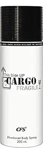 CFS Cargo White Deodorant for Unisex, 200 ml