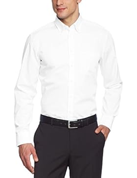 Seidensticker Herren Businesshemd Modern Langarm mit Button-Down-Kragen bügelfrei